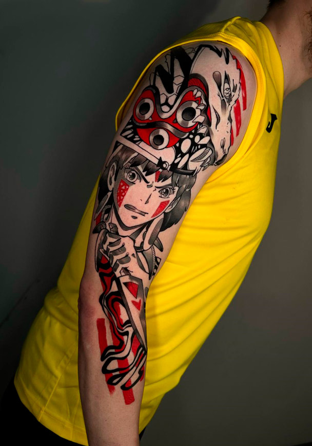 tribal-tattoo-alpedrete manga-tattoo-naruto-madrid-alpedrete