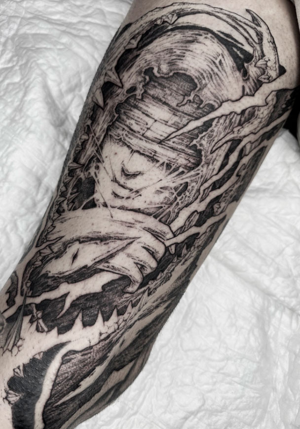 tribal-tattoo-alpedrete tattoo-blackwork-manga-anime-madrid-alpedrete