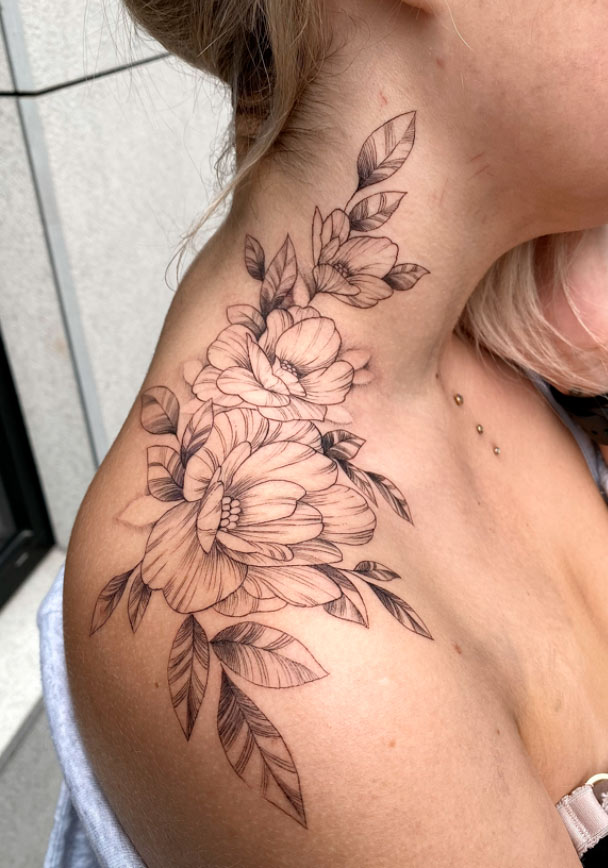 tatuaje-flores-fine-line-madrid-alpedrete